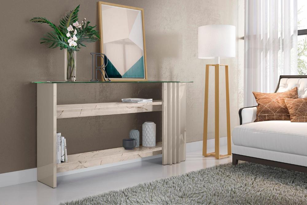 Aparador Domo para Sala Cinamomo/Off-White