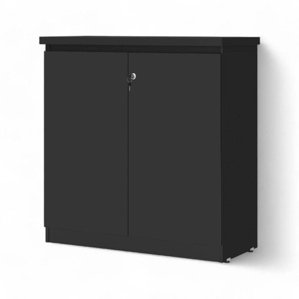Armário Balcão 02 Portas Doubler Preto