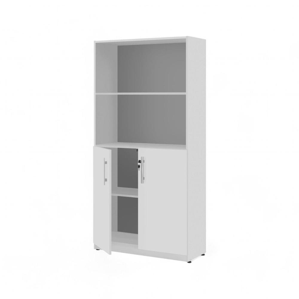 Armário Estante Com Prateleiras Lumiere Branco