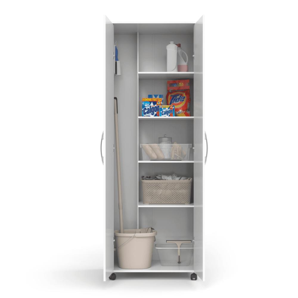 Armário Multiuso Capri Lavanderia 02 Portas Branco