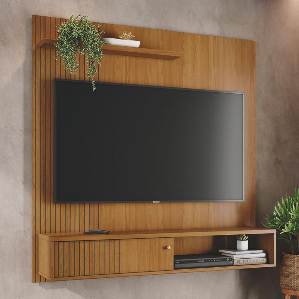 Bancada Suspensa com Design Clean Luma Cumaru
