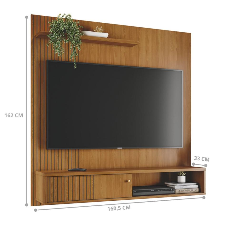 Bancada Suspensa com Design Clean Luma Cumaru