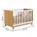 Berço Mini Cama Luar Freijo Toq/Branco Acetinado