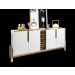 Buffet 4 Portas c/ Prateleiras Luna 1,90 Branco/Cedro