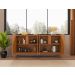 Buffet Lizz 170cm 4 Portas c/ 6 Espaços Internos Cedro