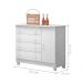 Cômoda Sapateira Amora Porta e 4 Gaveteiro Branco