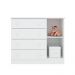 Cômoda Sapateira Amora Porta e 4 Gaveteiro Branco