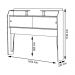Cabeceira Casal Com Portas Crystal Naturalle E Off White