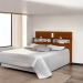 Cabeceira Elegante Bergen Casal Cinamomo E Off White