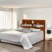 Cabeceira Elegante Bergen Solteiro Cinamomo E Off White