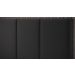 Cabeceira King Clara 1.95 Almofadada Sued Preto