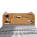 Cabeceira Queen Com Portas Crystal Naturalle E Off White