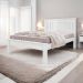 Cama Casal Aconchegante E Moderna Violeta Branca