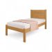 Cama Solteiro Berli Naturalle E Off White Com Colchão