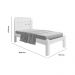 Cama Solteiro Com Detalhe Em Cabeceira Jade Naturalle