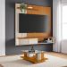 Conjunto Luma c/ Mesa de Centro Domo Cinamomo/Off-White