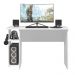 Conjunto Shadow Branco/Branco: Mesa Shadow Vortex Prateleira e Suporte para CPU+ Armário Shadow Império