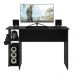 Conjunto Shadow Preto Fosco: Mesa Shadow Vortex Prateleira e Suporte para CPU + Armário Shadow Império