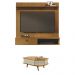 Conjunto Turim c/ Buffet Verona c/ Cristaleira Nina c/ Mesa de Centro Cumaru/Opala