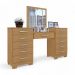 Conjunto para Quarto de Cômodas e Penteadeira Floratta Naturalle