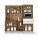 Cozinha Compacta 10 Portas Jasmim Freijó e Connect