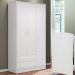 Guarda-Roupa Aurora 3 Portas e 2 Gavetas Branco