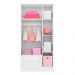 Guarda-Roupa Aurora 3 Portas e 2 Gavetas Branco