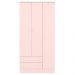 Guarda-Roupa Aurora 3 portas e 2 gavetas Rosa Acetinado