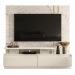Home Theater New Minerva com Painel Calacata/Off-White