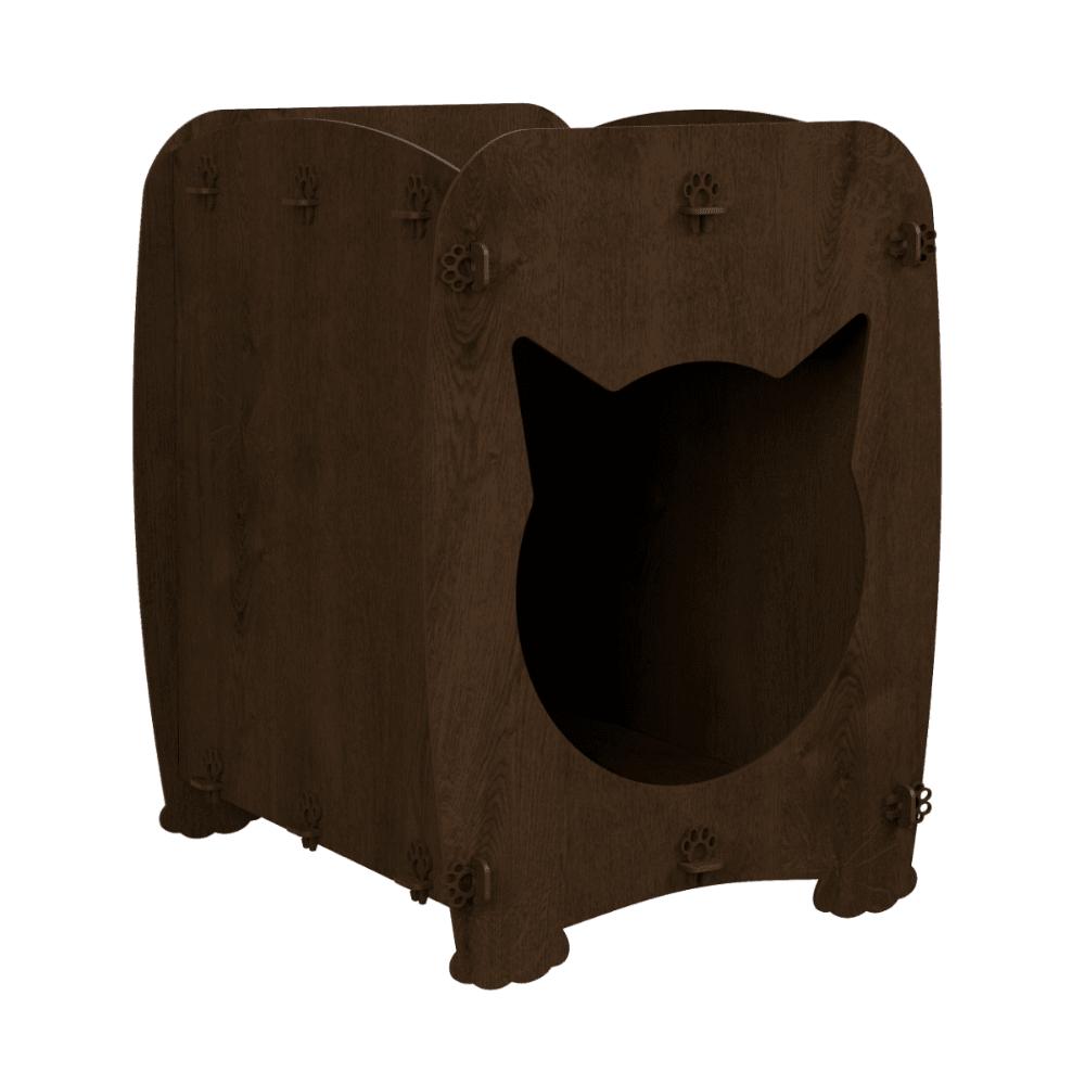 Mesa De Cabeceira Casinha Pet Gato Cat Malbec