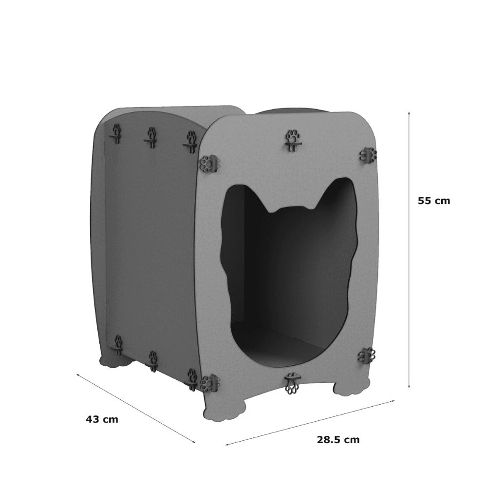 Mesa De Cabeceira Casinha Pet Malbec
