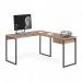 Mesa Home Office Escrivaninha L Shine Montana Com Gaveteiro