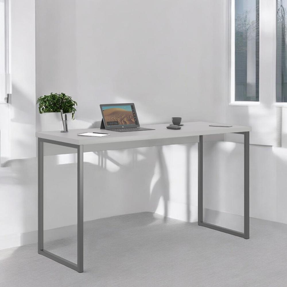 Mesa Home Office Escrivaninha Shine 1,00 Cinza