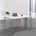 Mesa Home Office Escrivaninha Shine 1,36 Branco