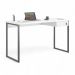 Mesa Home Office Escrivaninha Shine 1,36 Branco Com Gaveteiro