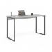 Mesa Home Office Escrivaninha Shine 1,36 Cinza