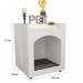 Mesa de Cabeceira Casinha de Cachorro/Gato PET Branco