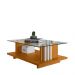 Mesa de Centro Domo com Design Contemporâneo Cinamomo/Off-White