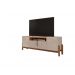 Rack Lizz 170cm 4 Portas e Prateleiras Off White Cedro