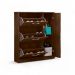 Sapateira com 03 Gavetas e 01 Porta Randi Malbec