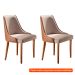[OUTLET] Conjunto com 2 Cadeiras de Jantar Esmeralda II Imbuia e Off White