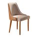 [OUTLET] Conjunto com 2 Cadeiras de Jantar Esmeralda II Imbuia e Off White