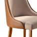 [OUTLET] Conjunto com 2 Cadeiras de Jantar Esmeralda II Imbuia e Off White