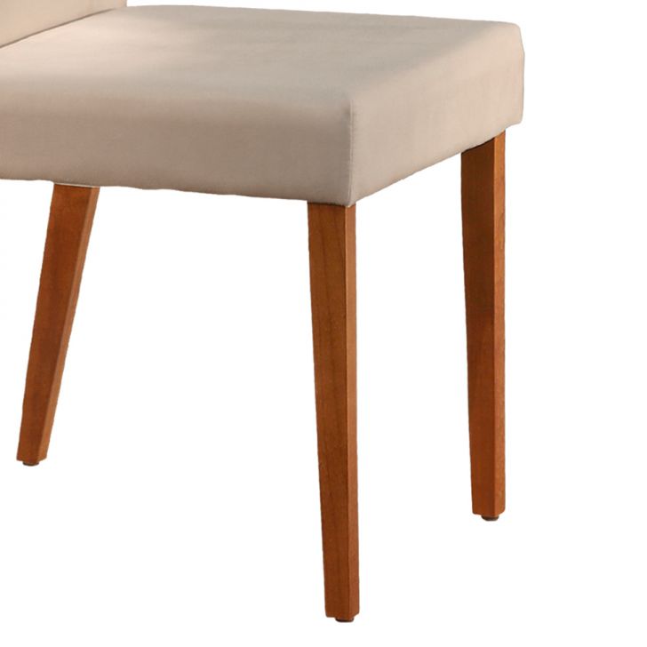 [OUTLET] Conjunto com 2 Cadeiras de Jantar Tália II Creme