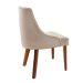 Conjunto com 2 Cadeiras de Jantar Esmeralda I Imbuia e Off White