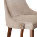 Conjunto com 2 Cadeiras de Jantar Esmeralda I Imbuia e Off White
