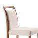 Conjunto de Mesa de Jantar com Tampo de Vidro e 6 Cadeiras Esparta Linho Off White e Imbuia