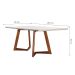 Mesa de Jantar Retangular Livia Off White 180 cm