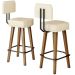 2 Banquetas Alta com Encosto para Bar Cozinha MOBLAN decor