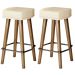 2 Banquetas Alta com Encosto para Bar Cozinha MOBLAN decor